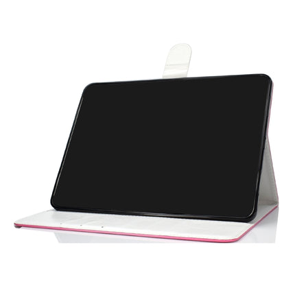 Colored Pattern Drawing Horizontal Flip PU Leather Case with Three-folding Holder & Sleep / Wake-up Function for iPad Pro 11(Crown of panda)-garmade.com
