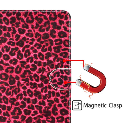 Colored Pattern Drawing Horizontal Flip PU Leather Case with Three-folding Holder & Sleep / Wake-up Function for iPad Pro 11(Red leopard grain)-garmade.com