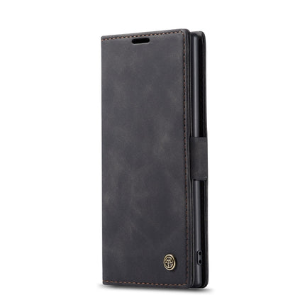 CaseMe-013 Multifunctional Horizontal Flip Leather Case with Card Slot & Holder for Galaxy Note 10(Black)-garmade.com