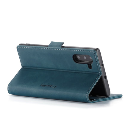 CaseMe-013 Multifunctional Horizontal Flip Leather Case with Card Slot & Holder for Galaxy Note 10(Blue)-garmade.com