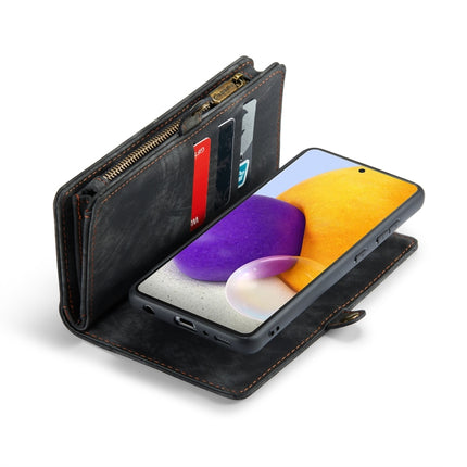 CasFor Samsung Galaxy Note10 CaseMe-008 Detachable Multifunctional Flip Leather Phone Case(Black)-garmade.com