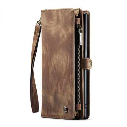 For Samsung Galaxy Note10 CaseMe-008 Detachable Multifunctional Flip Leather Phone Case(Brown)-garmade.com