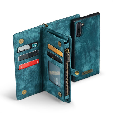 For Samsung Galaxy Note10 CaseMe-008 Detachable Multifunctional Flip Leather Phone Case(Blue)-garmade.com