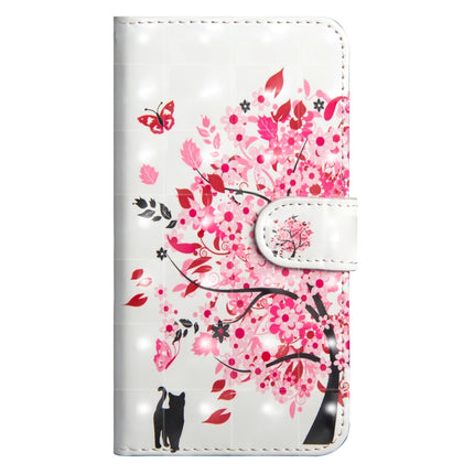 3D Painting Pattern Horizontal Flip TPU + PU Leather Case with Holder & Card Slots & Wallet For iPhone 6 Plus / 6s Plus(Tree Cat)-garmade.com