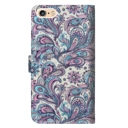 3D Painting Pattern Horizontal Flip TPU + PU Leather Case with Holder & Card Slots & Wallet For iPhone 6 Plus / 6s Plus(Spiral Pattern)-garmade.com