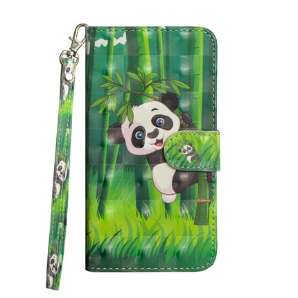 3D Painting Pattern Horizontal Flip TPU + PU Leather Case with Holder & Card Slots & Wallet For iPhone 6 / 6s(Bamboo Panda)-garmade.com