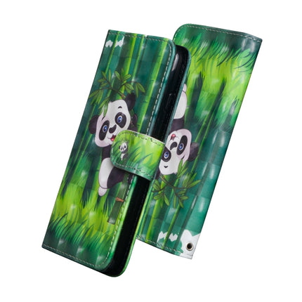 3D Painting Pattern Horizontal Flip TPU + PU Leather Case with Holder & Card Slots & Wallet For iPhone 6 / 6s(Bamboo Panda)-garmade.com