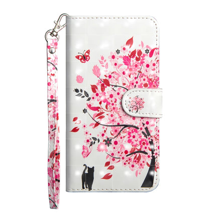 3D Painting Pattern Horizontal Flip TPU + PU Leather Case with Holder & Card Slots & Wallet For iPhone XS Max(Tree Cat)-garmade.com