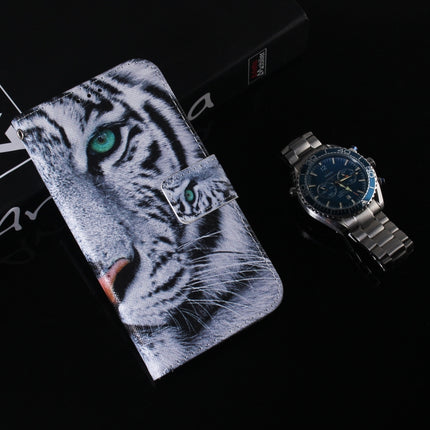 3D Colored Drawing Horizontal Flip Leather Case, with Holder & Card Slot & Wallet For Galaxy Note 10(Tiger)-garmade.com