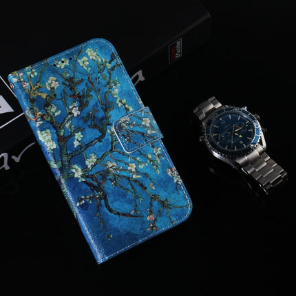 3D Colored Drawing Horizontal Flip Leather Case, with Holder & Card Slot & Wallet For Galaxy Note 10(Apricot Flower)-garmade.com