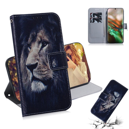3D Colored Drawing Horizontal Flip Leather Case, with Holder & Card Slot & Wallet For Galaxy Note 10(Lion)-garmade.com