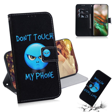 3D Colored Drawing Horizontal Flip Leather Case, with Holder & Card Slot & Wallet For Galaxy Note 10(Anger)-garmade.com