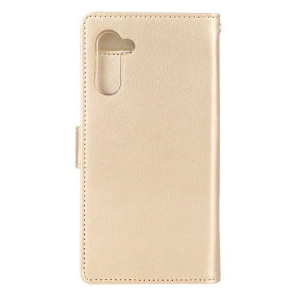 GOOSPERY RICH DIARY PU + TPU Crazy Horse Texture Horizontal Flip Leather Case with Card Slots & Wallet for Galaxy Note 10(Gold)-garmade.com