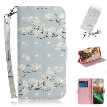 3D Colored Drawing Horizontal Flip Leather Case, with Holder & Card Slot & Wallet For Galaxy Note 10(Magnolia)-garmade.com