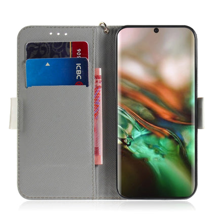 3D Colored Drawing Horizontal Flip Leather Case, with Holder & Card Slot & Wallet For Galaxy Note 10(Watercolor Flower)-garmade.com