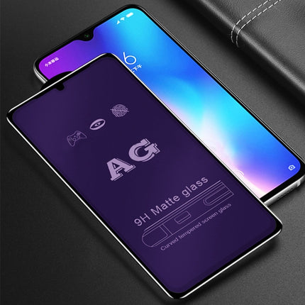 25 PCS AG Matte Anti Blue Light Full Cover Tempered Glass Film For Phone 8 / 7-garmade.com