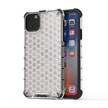 Shockproof Honeycomb PC + TPU Case for iPhone 11(Transparent)-garmade.com