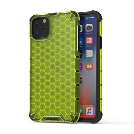 Shockproof Honeycomb PC + TPU Case for iPhone 11(Green)-garmade.com