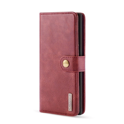 DG.MING Crazy Horse Texture Flip Detachable Magnetic Leather Case with Holder & Card Slots & Wallet for Samsung Galaxy Note 10(Red)-garmade.com