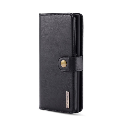 DG.MING Crazy Horse Texture Flip Detachable Magnetic Leather Case with Holder & Card Slots & Wallet for Samsung Galaxy Note 10(Black)-garmade.com