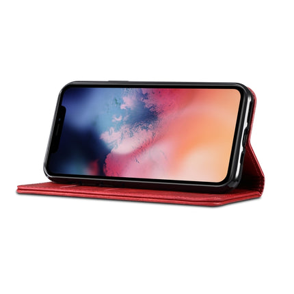 Suteni Calf Texture Horizontal Flip Leather Case with Holder & Card Slots & Wallet for iPhone 11 Pro Max(Red)-garmade.com