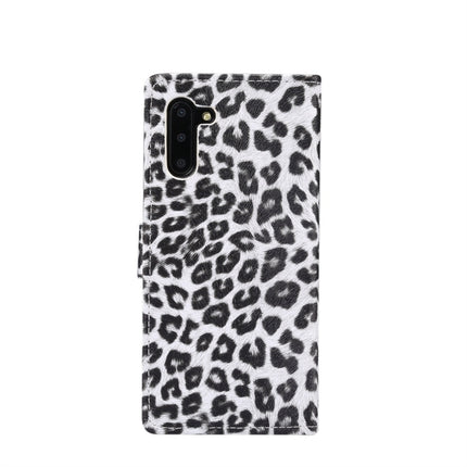 Leopard Pattern Horizontal Flip Leather Case with Holder & Card Slots for Galaxy Note 10(White)-garmade.com