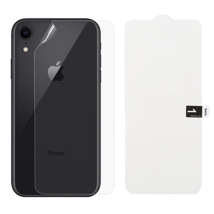 Soft Hydrogel Film Full Cover Back Protector for iPhone XR-garmade.com