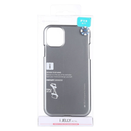 GOOSPERY i-JELLY TPU Shockproof and Scratch Case for iPhone 11(Grey)-garmade.com