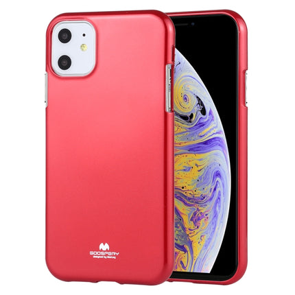 GOOSPERY JELLY TPU Shockproof and Scratch Case for iPhone 11(Red)-garmade.com