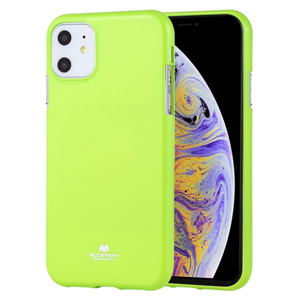 GOOSPERY JELLY TPU Shockproof and Scratch Case for iPhone 11(Green)-garmade.com