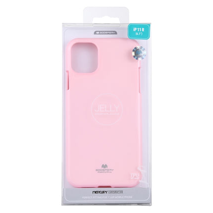 GOOSPERY JELLY TPU Shockproof and Scratch Case for iPhone 11(Pink)-garmade.com