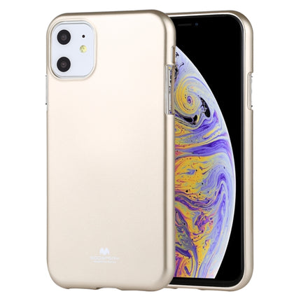 GOOSPERY JELLY TPU Shockproof and Scratch Case for iPhone 11(Gold)-garmade.com