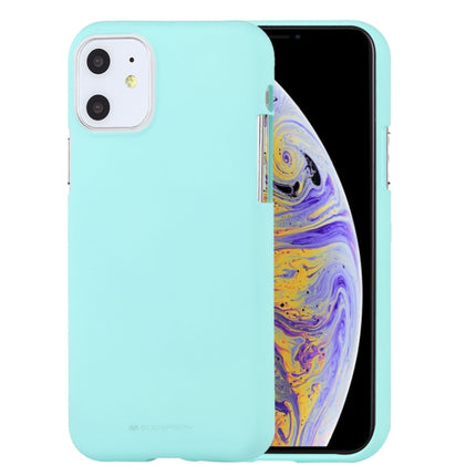 GOOSPERY SOFE FEELING TPU Shockproof and Scratch Case for iPhone 11(Mint Green)-garmade.com