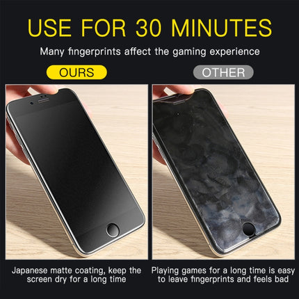 25 PCS AG Matte Frosted Full Cover Tempered Glass Film For iPhone 6 & 6s-garmade.com
