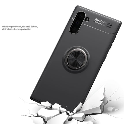 lenuo Shockproof TPU Case with Invisible Holder For Galaxy Note10(Black)-garmade.com