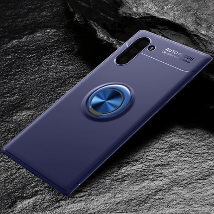 lenuo Shockproof TPU Case with Invisible Holder For Galaxy Note10(Blue)-garmade.com