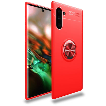 lenuo Shockproof TPU Case with Invisible Holder For Galaxy Note10(Red)-garmade.com