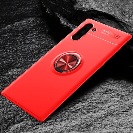 lenuo Shockproof TPU Case with Invisible Holder For Galaxy Note10(Red)-garmade.com