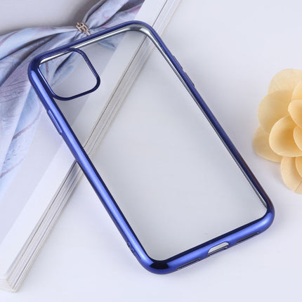 Transparent TPU Anti-Drop And Waterproof Mobile Phone Protective Case for iPhone 11(Blue)-garmade.com