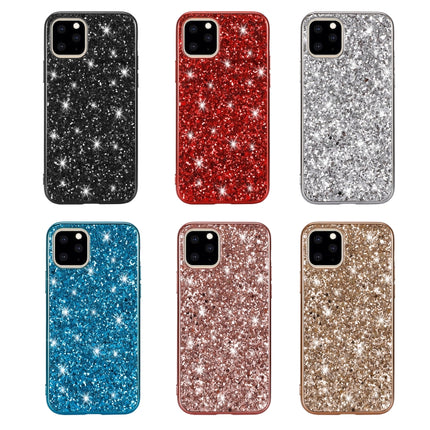 Glitter Powder Shockproof TPU Protective Case for iPhone 11(Red)-garmade.com