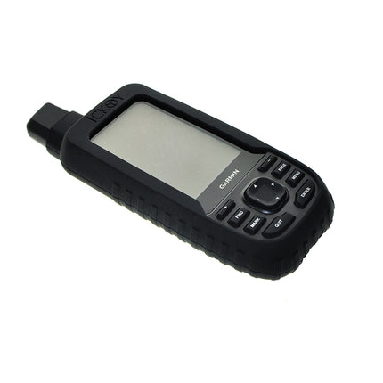Bicycle Handheld Code Table Shockproof Silicone Colorful Protective Case for Garmin GPSMAP66st / 66s(Black)-garmade.com