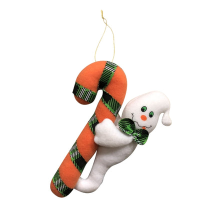 CX189008 Halloween Creative Hanging Dolls Gifts Plush Pendant Decorative Props(Ghost)-garmade.com