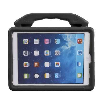Shockproof EVA Thumb Bumper Case with Handle & Holder for iPad 9.7(Black)-garmade.com