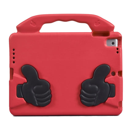 Shockproof EVA Thumb Bumper Case with Handle & Holder for iPad 9.7(Red)-garmade.com