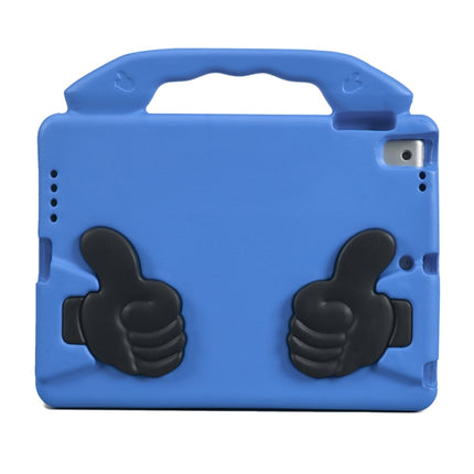 Shockproof EVA Thumb Bumper Case with Handle & Holder for iPad 9.7(Blue)-garmade.com