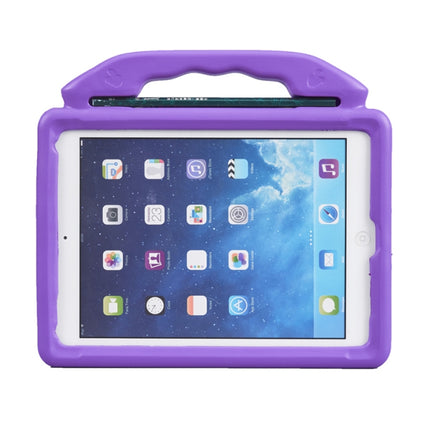 Shockproof EVA Thumb Bumper Case with Handle & Holder for iPad 9.7(Purple)-garmade.com