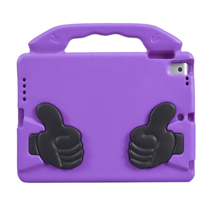 Shockproof EVA Thumb Bumper Case with Handle & Holder for iPad 9.7(Purple)-garmade.com
