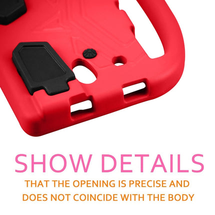 Shockproof EVA Bumper Case with Handle & Holder for Galaxy 8 inch(Red)-garmade.com