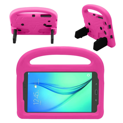 Shockproof EVA Bumper Case with Handle & Holder for Galaxy 8 inch(Rose Red)-garmade.com