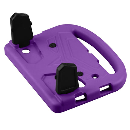 Shockproof EVA Bumper Case with Handle & Holder for Galaxy 8 inch(Purple)-garmade.com